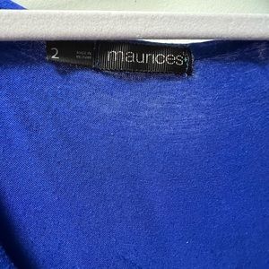 Maurice’s Blue with black stars top